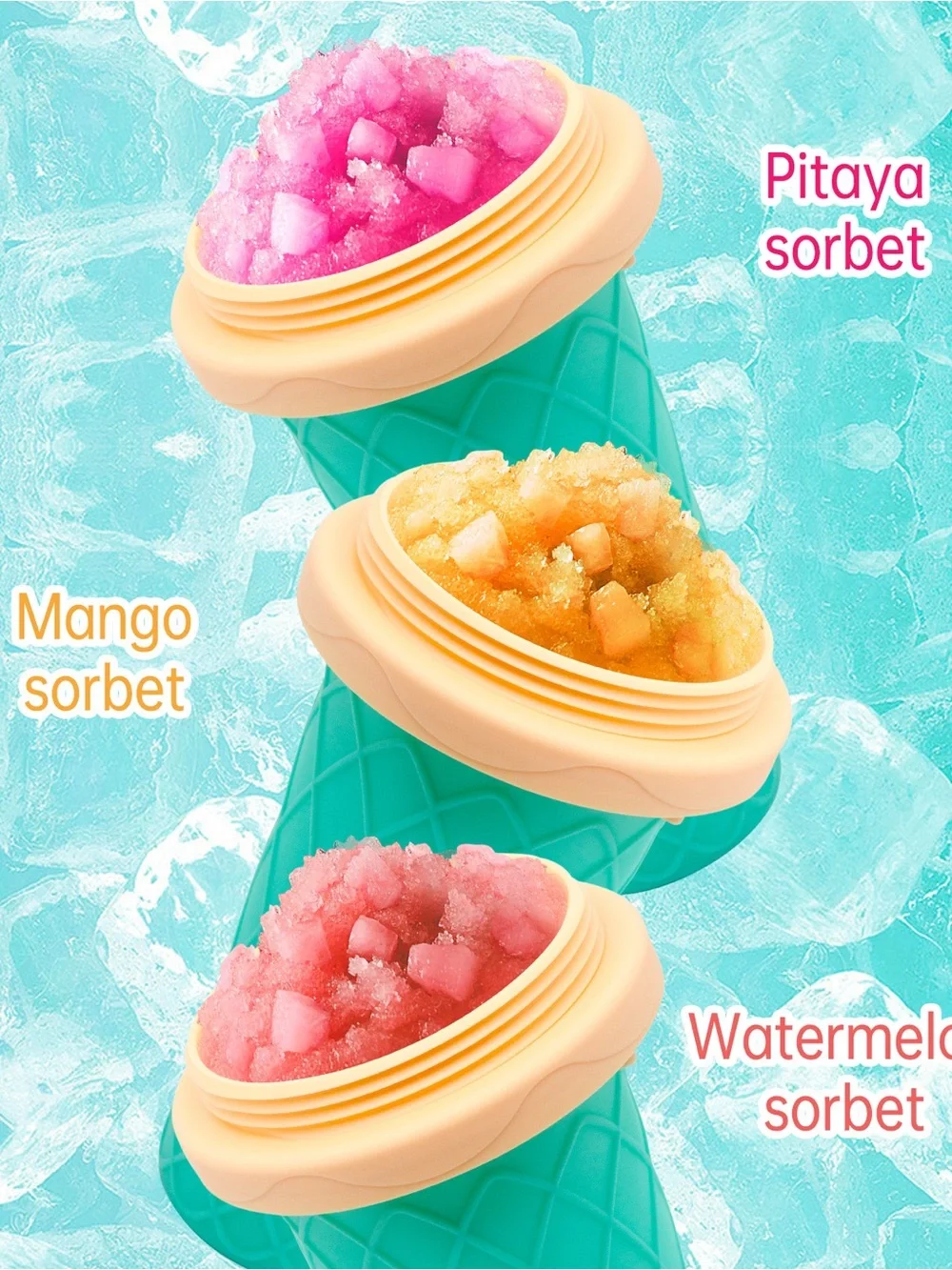 Slushy Maker Cup, DIY Frozen Magic Squeeze Cup for juice Milk & Smoothie